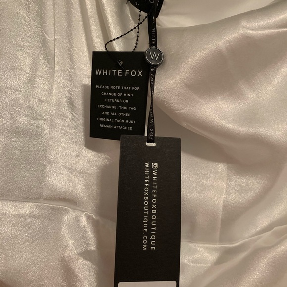 White Fox Willow Wrap Dress - Picture 4 of 4